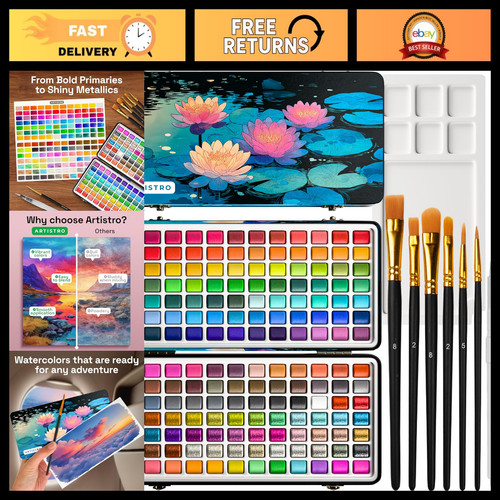 Vibrant 168 colors - vibrant, watercolor